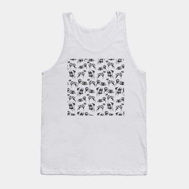 boxer pattern Tank Top by VicaVeresk